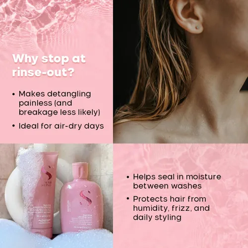 Miniatura 10 de Alfaparf Milano Semi di Lino Moisture Nutritive Shampoo and Conditioner Set para cabello seco - Champú y acondicionador hidratante sin sulfato