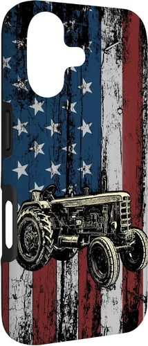 Miniatura 3 de Patriotic Tractor American Flag Tractor Farm Gift Farmer Case for iPhone 17