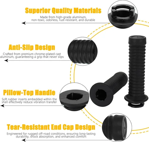 Miniatura 3 de Empuñaduras de manillar para acelerador y embrague Riot Hand Grip compatibles con Indian Scout 2015-2021