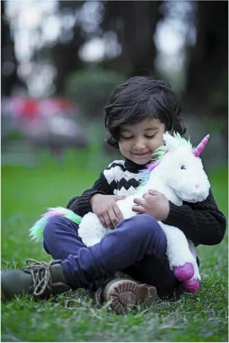 Miniatura 4 de Plushland Peluche esponjoso de unicornio arcoíris de 14 pulgadas – Suave regalo mágico para autismo déficit de atención hiperactiva, regalo de Nuevo