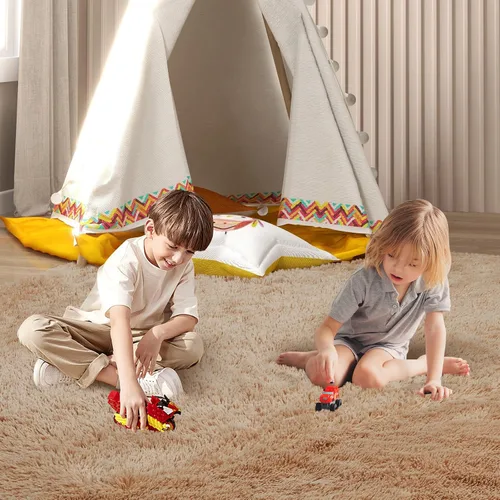 Miniatura 6 de YOBATH Alfombras de Área 9 x 12 pies para Sala de Estar, Alfombras Grandes Esponjosas Shag Shaggy para Dormitorio, Alfombras Antideslizantes