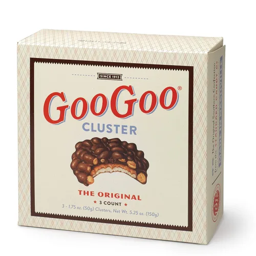 Goo Goo Cluster Cartón de chocolate original, 5.25 onzas