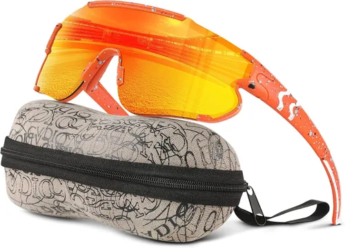 Miniatura 8 de Gafas de sol polarizadas de béisbol para niños: gafas de sol deportivas para niños y niñas de 3 a 12 años, lentes de sol para ciclismo y correr