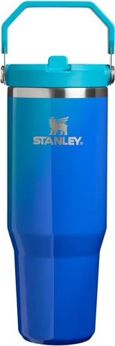 Miniatura 62 de Stanley IceFlow 2.0 Vaso con Popote Plegable con Asa 30 oz Tapa de Rosca y Popote Desmontable Botella de Agua Resistente a Fugas Acero