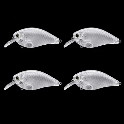 Miniatura 8 de 10 Señuelo en Blanco sin Pintar Minnow Crankbait de Agua Superior sin Labios Jerkbait Señuelos de Pesca UPM760P10