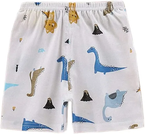 Miniatura 8 de Pantalones cortos de algodón con cintura elástica para niños pequeños, ropa de verano