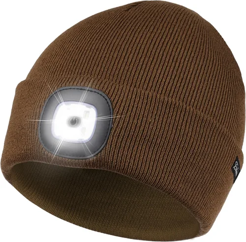Miniatura 43 de Etsfmoa Gorro unisex con la luz, regalos para hombres, papá, padre, gorras recargables por USB
