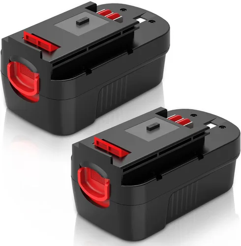 Paquete de 2 [actualizado a 3600 mAh] HPB18 de repuesto para batería Black and Decker de 18 V compatible con B-lack and Decker batería de 18 voltios