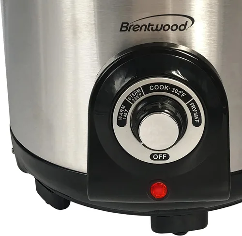 Miniatura 5 de Brentwood Freidora eléctrica y multicocina, 5.2 cuartos de galón, acero inoxidable