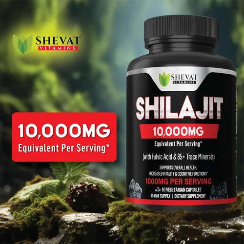 Miniatura 7 de Shilajit Cápsulas de 22000 mg y más de 85 minerales traza para energía y apoyo inmunológico, shilajit orgánico para hombres y mujeres, pastillas