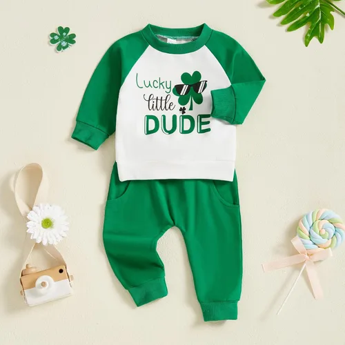 Miniatura 202 de Adobabirl Conjunto de sudadera y pantalones de Halloween para bebé, sudadera y pantalones con parche de calabaza para Halloween, otoño, ropa de bebé