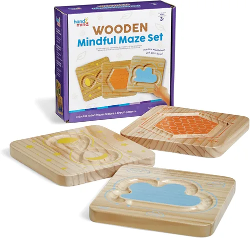 Miniatura 11 de hand2mind Tableros de laberinto consciente, juguetes sensoriales táctiles para niños pequeños, artículos para aliviar la ansiedad, suministros