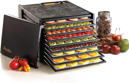 Miniatura 3 de (Paquete de 9) Láminas Deshidratadoras de Silicona, Dostk Alfombrillas Antiadherentes Premium para Malla de Secadora de Frutas, Forro de Bandeja
