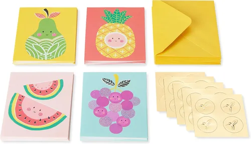Miniatura 2 de Papyrus - Tarjetas en blanco con sobres, motivos de frutas (20 unidades)