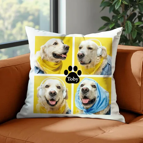 Miniatura 14 de Almohada personalizada con imagen y texto, incluye inserto, almohada de fotos personalizada de doble cara 5 tamaños y 10 colores opcionales