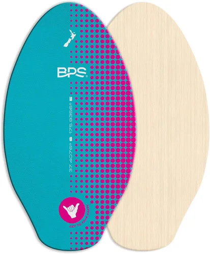 Miniatura 15 de BPS Skimboard 'Shaka' de Nueva Zelanda con almohadillas de agarre EVA de colores y capa transparente de alto brillo tablas de madera para aventuras