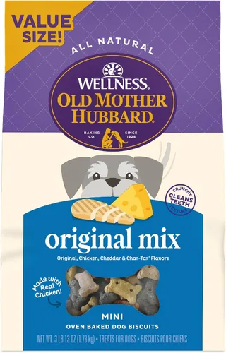 Clásicos premios naturales de perro Old Mother Hubbard Crunchy