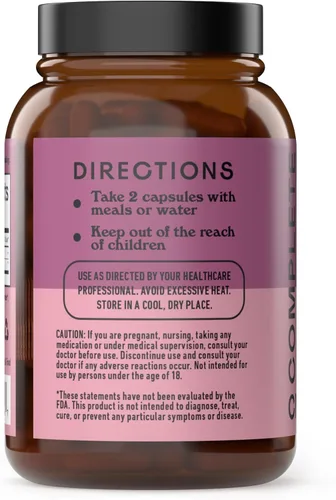 Miniatura 2 de Complete Natural Products Cápsulas orgánicas de D-manosa y arándano de 520 mg 100 unidades Soporte UT a base de plantas Vegano, sin OMG