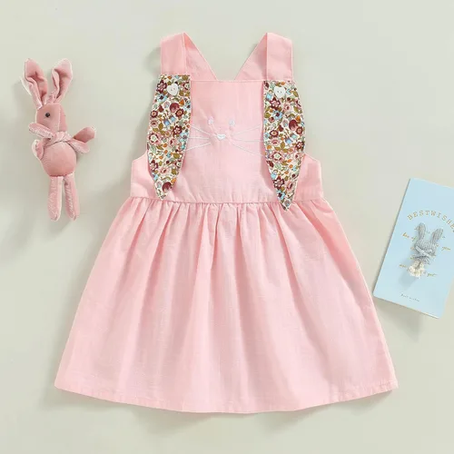 Miniatura 23 de oneflow Traje de Pascua para bebé y niña pequeña, vestido de tul, sin mangas, con lentejuelas, tutú para niñas pequeñas