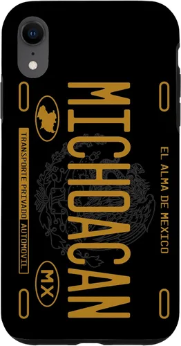 Miniatura 25 de Michoacano Michoacan Mexican State License Plate Phone Case for iPhone 17