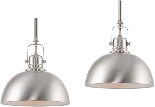 Miniatura 9 de Kira Home Belle - Lámpara colgante industrial contemporánea de 9 pulgadas, longitud ajustable + articulación giratoria de la pantalla, acabado