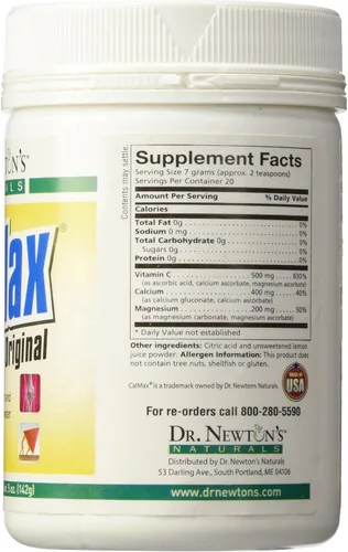 Miniatura 2 de Dr Newtons Naturals CalMax Calcio Magnesio Vit C