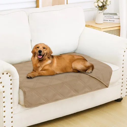 Miniatura 93 de Smiry Funda Impermeable para Cama de Perro, Manta Suave Reversible para Mascotas, Lavable a Prueba de Fugas para Gatos y Perros, Funda para Sofá