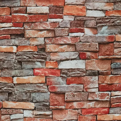 Miniatura 7 de Papel tapiz de piedra de ladrillo, papel adhesivo autoadhesivo para despegar y pegar, cubierta de pared de roca vintage para dormitorio, lavandería