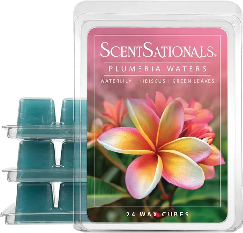 Miniatura 7 de ScentSationals Honeysuckle Nectar - Cera perfumada para derretir – Madreselva, enredaderas verdes y flor de azahar, 10 onzas (24 cubos)