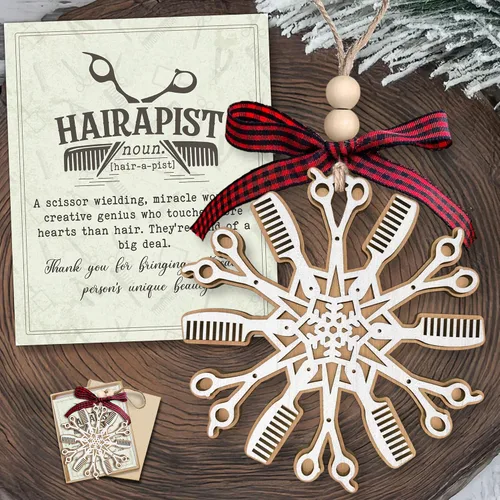Miniatura 17 de MAPDTWO Adorno de Navidad de Contador - Regalos de Contabilidad para Mujeres, Hombres, Personal de Oficina, Empleados - Adornos de Navidad
