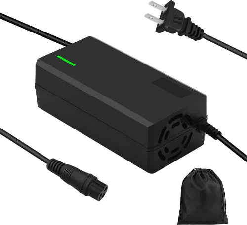 Miniatura 8 de Cargador súper rápido de 54.6V 3A / 5A para batería de litio de 48V, 7 tipos de enchufes para elegir, no necesita adaptador, más seguro. Compatible