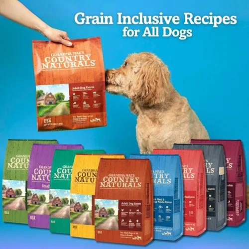 Miniatura 2 de Grandma Mae's Country Naturals Alimento seco para perros, cordero, pescado blanco y arroz integral, cocción lenta y rica en nutrientes, fabricada