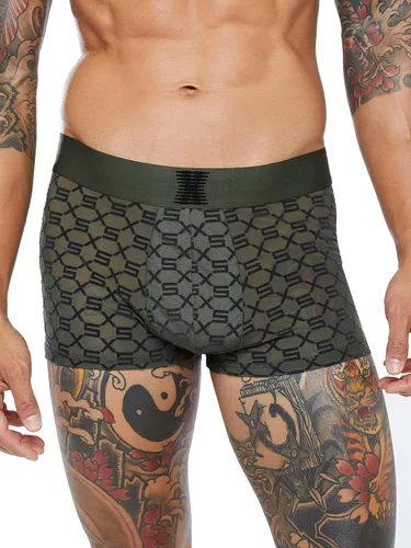 Miniatura 5 de Savage x Fenty Traje de baño con monograma flocado Savage X para hombre