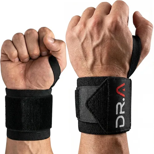 Muñequera desarrollada por doctor - Envoltura de muñeca para artritis del túnel carpiano, tendinitis, soporte de mano - Ideal para fitness, Negro