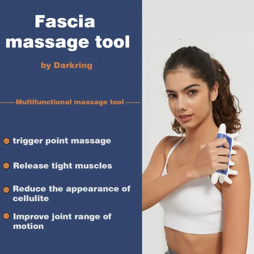 Miniatura 6 de DARKRING Herramienta de masaje de punto de presión, herramienta de masaje de tejido facial y punto de gatillo gua sha para aliviar la fascia