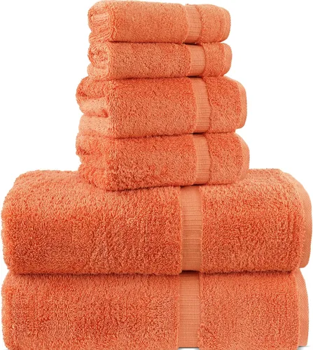 Miniatura 76 de Chakir Turkish Linens - Toallas turcas de alta calidad 100% algodón para baño, 13 x 13 pulgadas (6 toallas pequeñas, aguamarina)