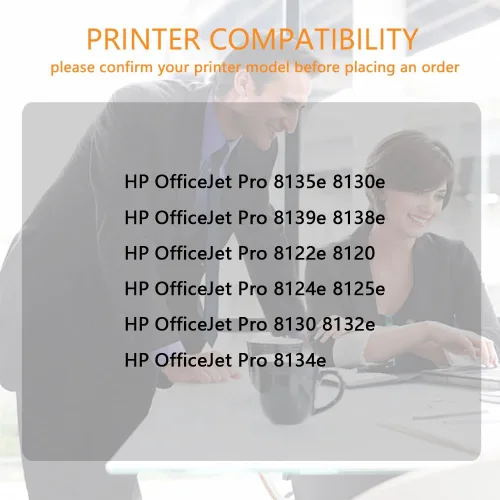 Miniatura 2 de 923XL 923e 923 Cartucho de tinta negra compatible con impresora HP OfficeJet Pro 8135e 8130e 8139e 8138e 8122e 8120 8124e 8125e 8130 8132e 8134e