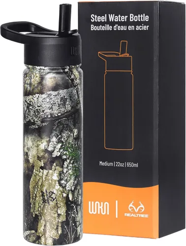 Miniatura 44 de Wildkin Kids - Botella de agua de acero inoxidable de 14 onzas para niños – Sin BPA, a prueba de fugas, aislada, fácil de limpiar - Ballerina