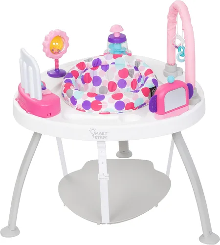 Miniatura 21 de Smart Steps® Explore N’ Play 5 en 1 de asiento de actividad a elevador, Azul Safari Divertido