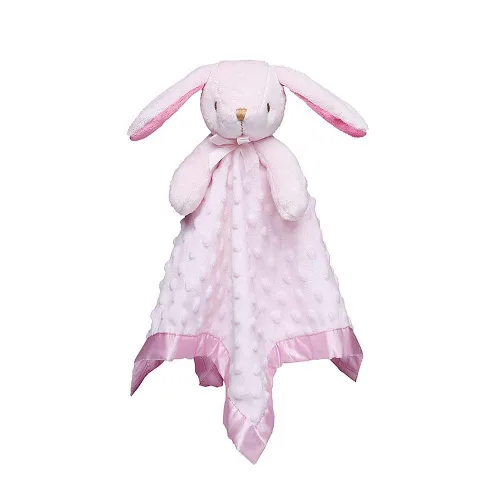 Pro Goleem - Manta de seguridad de conejito para bebés, bonita y suave, regalos para recién nacidos, niños pequeños, manta para acurrucarse, juguete