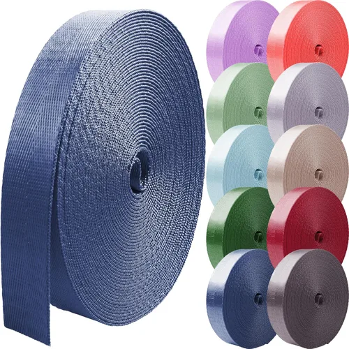 Miniatura 12 de Correas de nailon de 1 pulgada 1.5 pulgadas 2 pulgadas correa de nailon correas de mochila, 10 25 50 3.3 yardas correas Luz roja