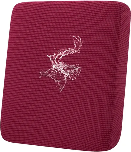 Miniatura 114 de hyha Fundas impermeables para cojines de sofá para mascotas, funda antideslizante para asiento de sofá para perros lavable, tela de jacquard Gris