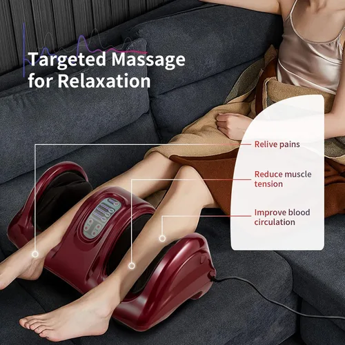 Miniatura 7 de Giantex Shiatsu - Aparato masajeador de pies, masaje profundo de amasado y rodado para pies, pantorrillas y tobillos, masajeador eléctrico