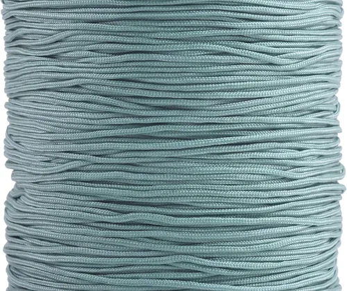 Miniatura 127 de KONMAY 1 rollo de cuerda de nailon para hacer pulseras de 150 yardas, trenzado de nailon Shamballa Macramé/cordón de cuentas de 0.4mm, cordón