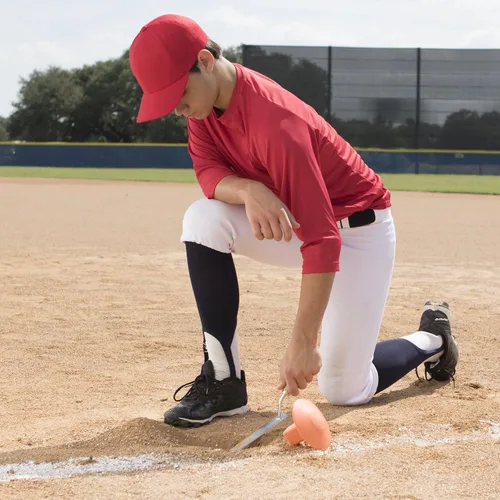 Miniatura 4 de Champion Sports Herramienta de excavación de béisbol de 8 pulgadas, herramienta de mantenimiento de campo duradera para limpieza y nivelación