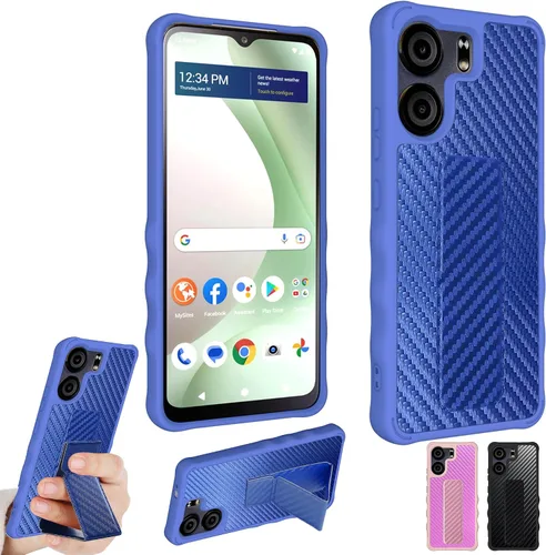 Miniatura 50 de Aroepurt Funda compatible con Gabb Phone 3 Pro Phone Case Stand Cover [Protección gruesa de silicona suave] [Cambio de forma multidireccional 3D]