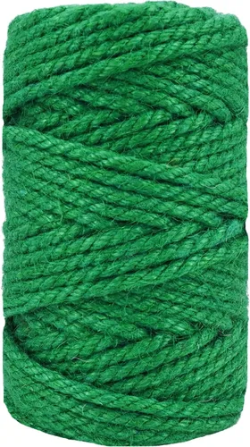 Miniatura 21 de Leecogo Cuerda de yute de 4.5 mm 30 metros de cuerda natural para manualidades, macramé, bricolaje, postes para gatos, reparación y recuperación