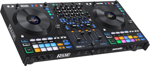 Miniatura 12 de Controlador DJ Rane FOUR Stems con 4 Decks, Ruedas Jog de 8.5" con Pantallas, Mezclador con FX Interno, Serato DJ Pro y Pitch 'n Time Incluidos