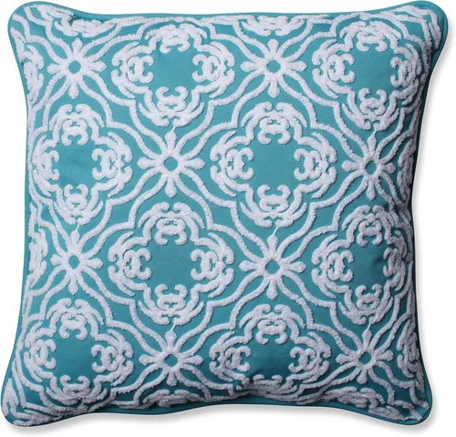 Miniatura 13 de Pillow Perfect Trellis - Almohadas para interiores y exteriores, 2 unidades, lumbares, 11.5 x 18.5 pulgadas, color negro