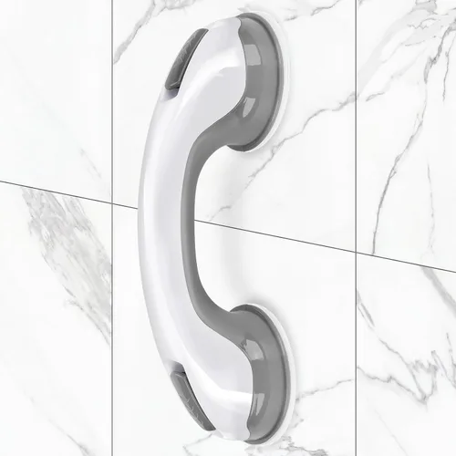 Mango de Ducha 1 Paquete Barras de Agarre para Bañeras y Duchas, Barras de Agarre de 12 Pulgadas para Baño con Ventosa de Sujeción Fuerte, Barra de